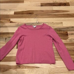 Tweeds Women's Pink Long Sleeve Top